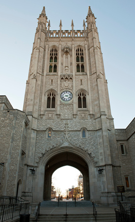 Castle like tower named memorial Union on the mizzou campus