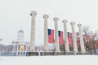 Mizzou-Columns-Flags-Snow