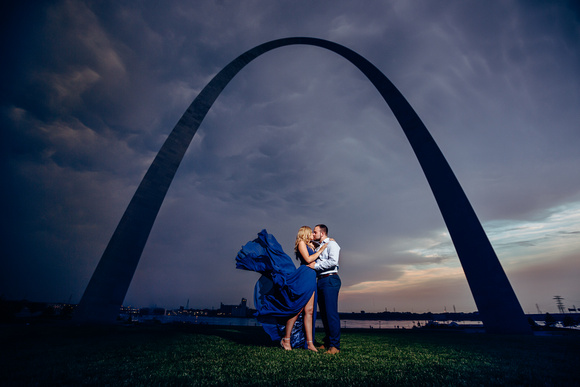 St Louis Arch Engagement Schaefer Photography