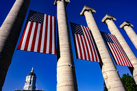 Amercian-Flags-Hanging-Mizzou-Columns-2